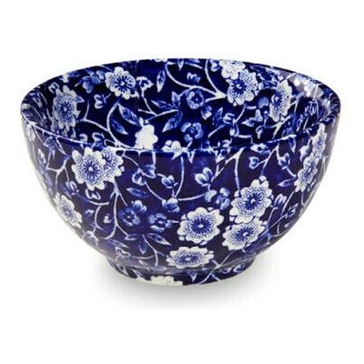 Burleigh Blue Calico sockerskål vit/blå Burleigh Blue Calico sockerskål vit/blå