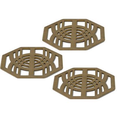 Authentic Models Art Deco glasunderlägg mässing 3-set Authentic Models Art Deco glasunderlägg mässing 3-set