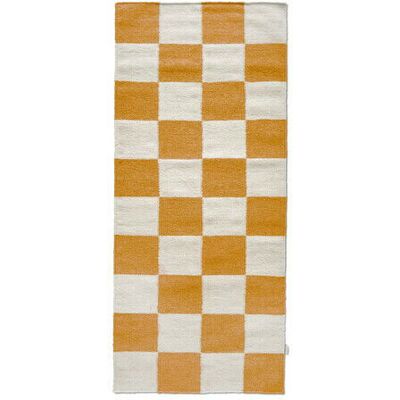 Classic Collection Square gångmatta vit/gul Classic Collection Square gångmatta vit/gul