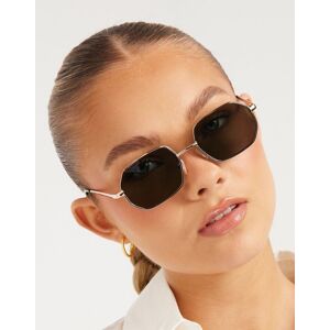 Pieces - Black Gold - Pcbevilda Sunglasses Sww Onesize Black Gold female