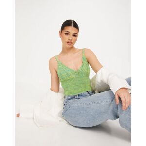 Only - Crop tops - Sharp Green Coral Haze/Teaberry Twist - Onlanya Life Sl Crop Top Knt - Toppar & T-shirts Large Sharp Green Coral Haze/Teaberry Twist female