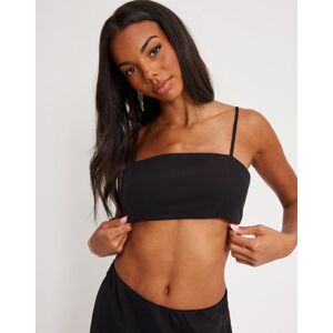 Only - Crop tops - Black - Onlabba S/L Strap Cropped Top Cc Tl - Toppar & T-shirts EU 36 Black female