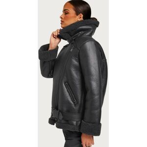 Only - Jackor - Phantom - Onlnewlis Faux Leather Aviator Cc O - Jackor & Kappor - Jackets Large Phantom female