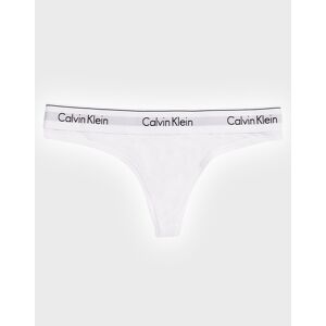 Calvin Klein Underwear - String - Vit - Modern Cotton Thong - Trosor - String Medium Vit female