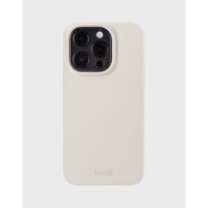 Holdit - Mobilskal - Light Beige - Silicone Case iPhone 14 Pro - Tech accessoarer - mobile Skins Onesize Light Beige female
