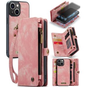 CaseMe Plånboksfodral med magnetskal för iPhone 13 Mini Rosa