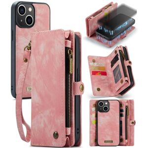 CaseMe Plånboksfodral med magnetskal för iPhone 13 Rosa