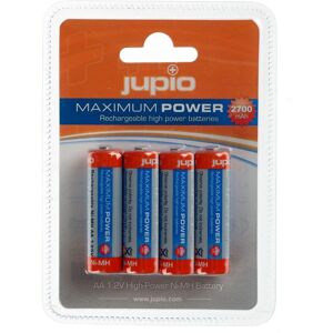 Jupio batteri (4st) AA 2700mAh laddbart