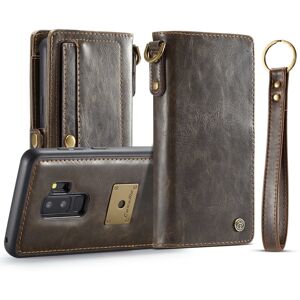 Brun CaseMe Plånboksfodral med Magnetskal PU-läder för Galaxy S9 Plus   Kortfack   Magnetic Wallet   CaseMe