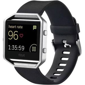 Kamda Armband för Fitbit Blaze Svart silikon