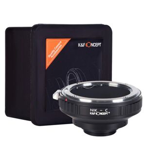 K&F Concept Objektivadapter till Nikon F objektiv för C-fäste