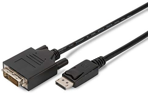 4016032328537 Assmann AK-340306-S DisplayPort-adapterkabel 2m svart 4016032328537 Assmann AK-340306-S DisplayPort-adapterkabel 2m svart
