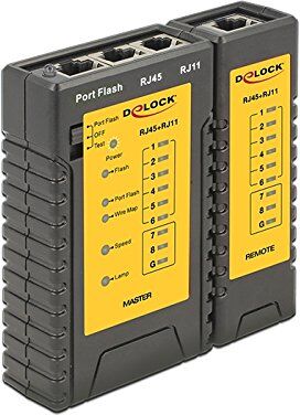 86407 DELOCK Nätverkstestare RJ45/RJ12 LED-portfinder punkt 86407 DELOCK Nätverkstestare RJ45/RJ12 LED-portfinder punkt