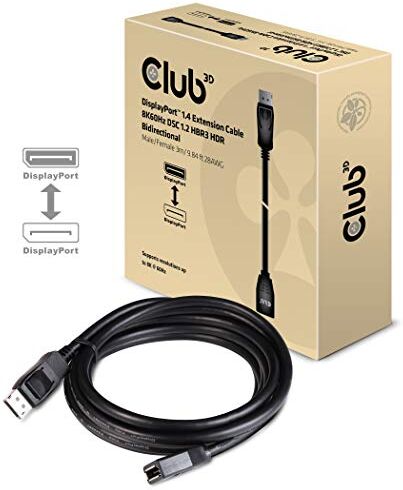 CAC-1023 DisplayPort 1.4 förlängningskabel 8K60Hz DSC1.2 HBR3 HDR dubbelriktad kontakt/uttag 3 m CAC-1023 DisplayPort 1.4 förlängningskabel 8K60Hz DSC1.2 HBR3 HDR dubbelriktad kontakt/uttag 3 m