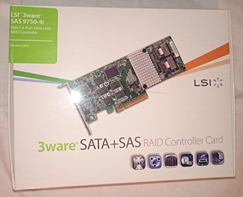 LSI020215 3Ware SAS 9750-4i-kit, 4-portars int, 6 Gb/s SATA+SAS, PCIe 2.0, Raid Controller LSI020215 3Ware SAS 9750-4i-kit, 4-portars int, 6 Gb/s SATA+SAS, PCIe 2.0, Raid Controller