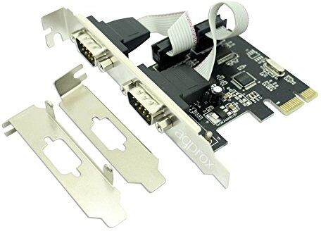 AP-APPPCI2S APPROX 2-port 9-pin seriellt PCI-gränssnittskort med hög/låg profil konsoler AP-APPPCI2S APPROX 2-port 9-pin seriellt PCI-gränssnittskort med hög/låg profil konsoler