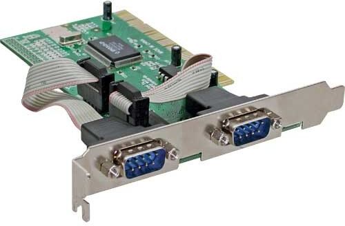 66636 InLine  gränssnittskort, 2x 9pol-seriell, PCI 66636 InLine  gränssnittskort, 2x 9pol-seriell, PCI