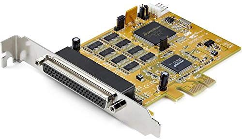 PEX8S1050 8-port PCI Express RS232 seriellt adapterkort PCIe RS232 seriella kort 16C1050 UART Multiport seriell DB9 kontroller/expansionskort 15 kV ESD-skydd Windows & Linux () PEX8S1050 8-port PCI Express RS232 seriellt adapterkort PCIe RS232 seriella kort 16C1050 UART Multiport seriell DB9 kontroller/expansionskort 15 kV ESD-skydd Windows & Linux ()