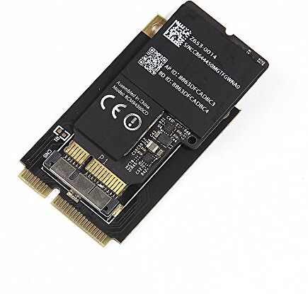 BCM94360CD Broadcom  BCM4360CD 802.11ac WiFi WLAN Bluetooth 4.0 kort för Apple med Mini PCI-E-adapter omvandlare Wifi-adapter till mini PCI-E-gränssnitt OS X (-modul ingår) BCM94360CD Broadcom  BCM4360CD 802.11ac WiFi WLAN Bluetooth 4.0 kort för Apple med Mini PCI-E-adapter omvandlare Wifi-adapter till mini PCI-E-gränssnitt OS X (-modul ingår)
