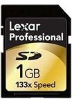 SD1GB-133-386 Lexar 1GB 133X professionellt SD-kort SD1GB-133-386 Lexar 1GB 133X professionellt SD-kort