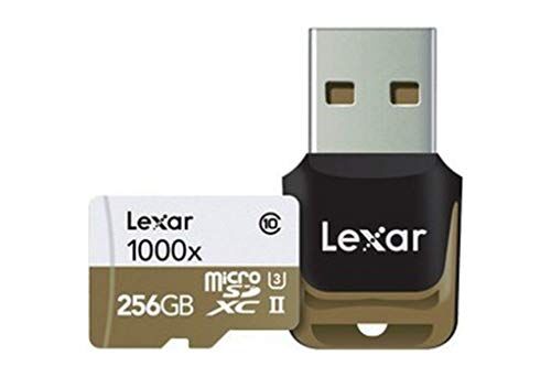 LSDMI256CBEU1000R Lexar  professionell klass 10 1000x Micro SDHC UHS-II minneskort med USB-kortläsare 256GB