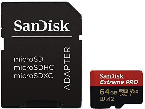 SDSQXCY-064G-GN6MA SanDisk  Extreme Pro microSDXC USB-minne, 64 GB, Svart SDSQXCY-064G-GN6MA SanDisk  Extreme Pro microSDXC USB-minne, 64 GB, Svart