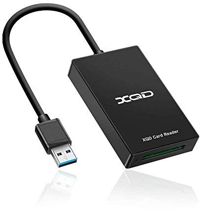 USB 3.0 XQD kortläsare, XQD minneskortläsare, kompatibel med Sony G/M-serien USB Mark XQD-kort, Lexar 2933x/1400x USB Mark XQD-kort