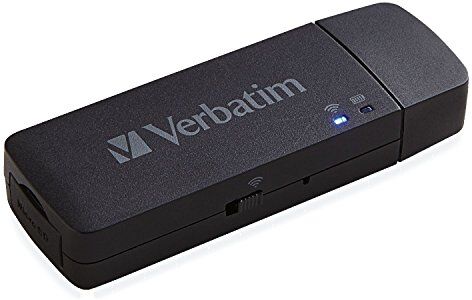 49160 Verbatim MediaShare Mini – Trådlös microSD kortläsare, svart 49160 Verbatim MediaShare Mini – Trådlös microSD kortläsare, svart