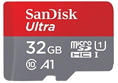 SDSQUAR-032G-GZFMA SanDisk  MicroSDHC Minneskort + SD-adapter, 32 GB SDSQUAR-032G-GZFMA SanDisk  MicroSDHC Minneskort + SD-adapter, 32 GB