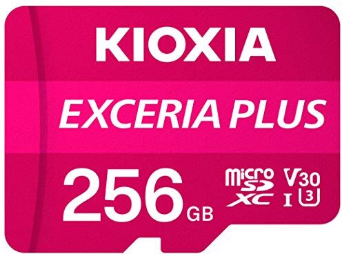 LMPL1M256GG2 SD-MicroSD kort 256 GB Kioxia Exceria Plus LMPL1M256GG2 SD-MicroSD kort 256 GB Kioxia Exceria Plus