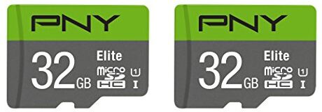 P-SDU32X2U185EL-GE PNY 32 GB 2-pack Elite microSD-kort – ()