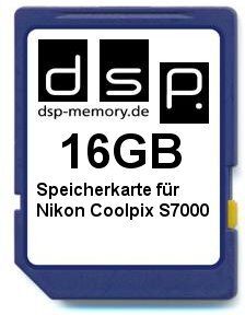 Z-4051557429659 16 GB minneskort för Nikon Coolpix S7000 Z-4051557429659 16 GB minneskort för Nikon Coolpix S7000