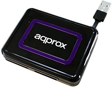 APPCRDNIB Ca  – kortläsare (CF, MMC, MS Duo, MS PRO, MS PRO Duo, Memory Stick (MS), MicroSD (TransFlash), SD, svart, violett, akrylnitrilbutadien-styrol (ABS), USB 2.0, Mini-SIM, USB) APPCRDNIB Ca  – kortläsare (CF, MMC, MS Duo, MS PRO, MS PRO Duo, Memory Stick (MS), MicroSD (TransFlash), SD, svart, violett, akrylnitrilbutadien-styrol (ABS), USB 2.0, Mini-SIM, USB)