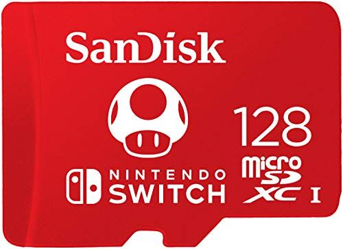 SDSQXAO-128G-GNCZN SanDisk  microSDXC UHS-I-kort för Nintendo Switch, 128 GB, Röd SDSQXAO-128G-GNCZN SanDisk  microSDXC UHS-I-kort för Nintendo Switch, 128 GB, Röd