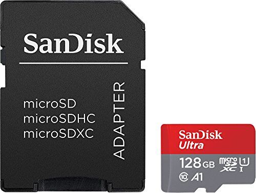 SDSQUA4-128G-GN6IA SanDisk Ultra 128 GB microSDXC minneskort SD-adapter med A1-appprestanda upp till 120 MB/s, klass 10, UHS-I SDSQUA4-128G-GN6IA SanDisk Ultra 128 GB microSDXC minneskort SD-adapter med A1-appprestanda upp till 120 MB/s, klass 10, UHS-I
