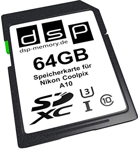 Z-4051557438361 DSP-minne ultrahög hastighet minneskort för Nikon Coolpix A10 digitalkamera 64 gB 64GB Ultra Highspeed schwarz/blau Z-4051557438361 DSP-minne ultrahög hastighet minneskort för Nikon Coolpix A10 digitalkamera 64 gB 64GB Ultra Highspeed schwarz/blau