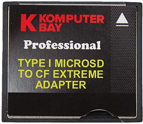 KB_MICROSD_TO_CF_ADAPTER Komputerbay MicroSD till CompactFlash-adapter High Speed Micro SD till Compact Flash Typ I CF KB_MICROSD_TO_CF_ADAPTER Komputerbay MicroSD till CompactFlash-adapter High Speed Micro SD till Compact Flash Typ I CF