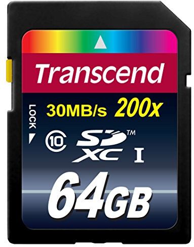 TS64GSDXC10 Transcend extreme-Speed SDHC Class 10 minneskort (läsning upp till 30 MB/s) TS64GSDXC10 Transcend extreme-Speed SDHC Class 10 minneskort (läsning upp till 30 MB/s)