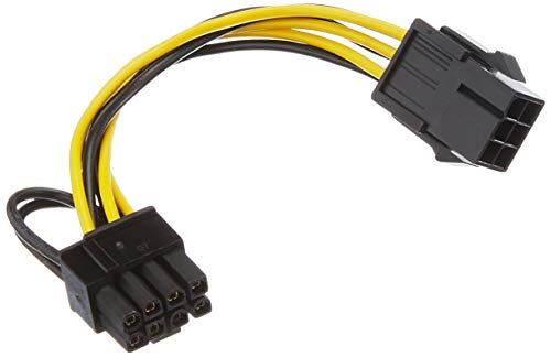 26626 InLine  nätadapter intern, 6 poler till 8 poler för PCIe (PCI Express) grafikkort, svart