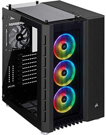 Cc Corsair CRYSTAL SERIES 680X RGB (Smart ATX RGB chassi, Härdat Glas, RGB Mål Fläktar) Svart Cc Corsair CRYSTAL SERIES 680X RGB (Smart ATX RGB chassi, Härdat Glas, RGB Mål Fläktar) Svart