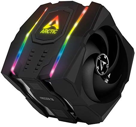 ACFRE00065A ARCTIC Freezer 50 Multi-Compatible Dual Tower CPU Cooler med A-RGB, CPU Cooler för AMD och Intel, Två tryckoptimerade fläktar, 6 Heatpipes, MX-4 Thermal Paste ingår ACFRE00065A ARCTIC Freezer 50 Multi-Compatible Dual Tower CPU Cooler med A-RGB, CPU Cooler för AMD och Intel, Två tryckoptimerade fläktar, 6 Heatpipes, MX-4 Thermal Paste ingår