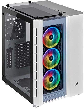 Cc Corsair CRYSTAL SERIES 680X RGB (Smart ATX RGB chassi, Härdat Glas, RGB Mål Fläktar) Vit Cc Corsair CRYSTAL SERIES 680X RGB (Smart ATX RGB chassi, Härdat Glas, RGB Mål Fläktar) Vit