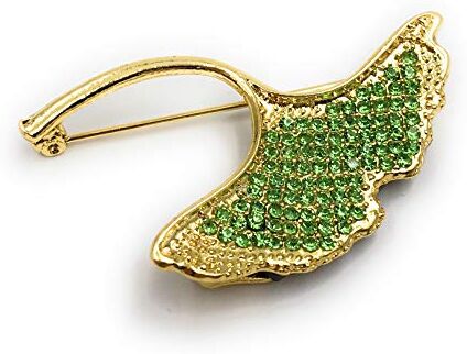 gingkoowusb820 Onlineworld2013 Ginkgo ginkgoblad blad guld grön glitter strass rolig USB-minne 8 GB USB 2.0