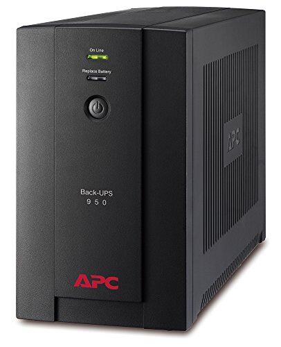 270B254 APC Back-UPS BX BX950UI oavbruten strömförsörjning 950 VA (AVR, 6 IEC utgångar, USB, avstängningsprogramvara)