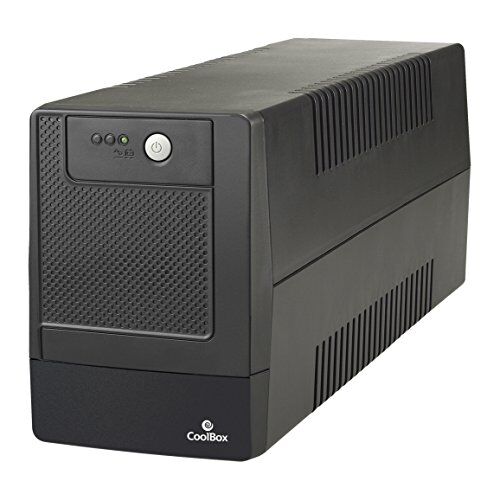 COO-SAIGDN-1K CoolBox  1000VA 4AC-uttag minitorn svart oavbruten strömförsörjning (UPS) – oavbrutna strömtillförsel (UPS) (1 000 VA, 600 W, 220 V, 240 V, 220 V, 240 V)