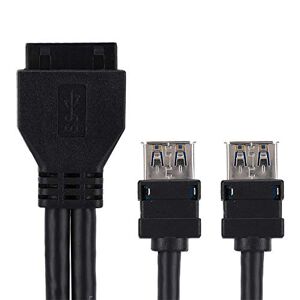 Gedourain moderkort USB 3.0-kabel, USB 3.0-kabel hög kvalitet billig pålitlig hållbar för skrivbord för kontor (0,6 m)