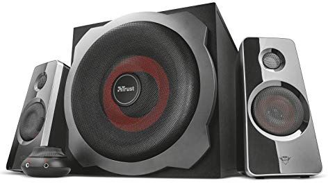 19023 Trust Gaming GXT 38 2.1  Högtalare, Svart, Röd 120 W 19023 Trust Gaming GXT 38 2.1  Högtalare, Svart, Röd 120 W