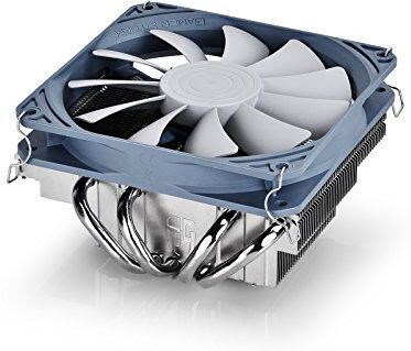 GABRIEL DeepCool CPU-kylare 4 värmeledningar 120 mm PWM-fläkt med blå LED universell baslösning GAMMAXX 400