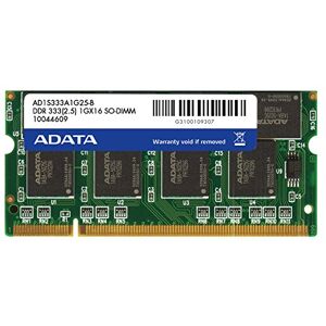 ADATA AD1U333A1G25-R Premier Series arbetsminne 1 GB (333 MHz, CL25, 2,5 V) DDR-DIMM