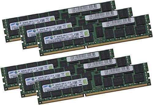 96 GB Triple Channel Kit Samsung 6 x 16 GB DDR3 1333 Mhz PC3-10600R 240pin, ECC, Dual Rank, 1,5 V, CL9 med termisk sensor för MacPro 4,1 5,1 och Xeon servrsystem 96 GB Triple Channel Kit Samsung 6 x 16 GB DDR3 1333 Mhz PC3-10600R 240pin, ECC, Dual Rank, 1,5 V, CL9 med termisk sensor för MacPro 4,1 5,1 och Xeon servrsystem